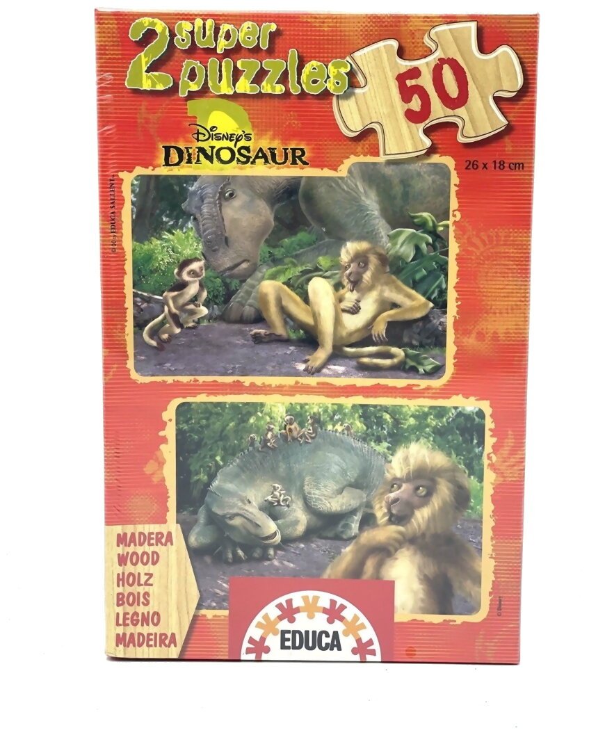 Puzzle - Disney's Dinosaurs - 2x50 Pièces