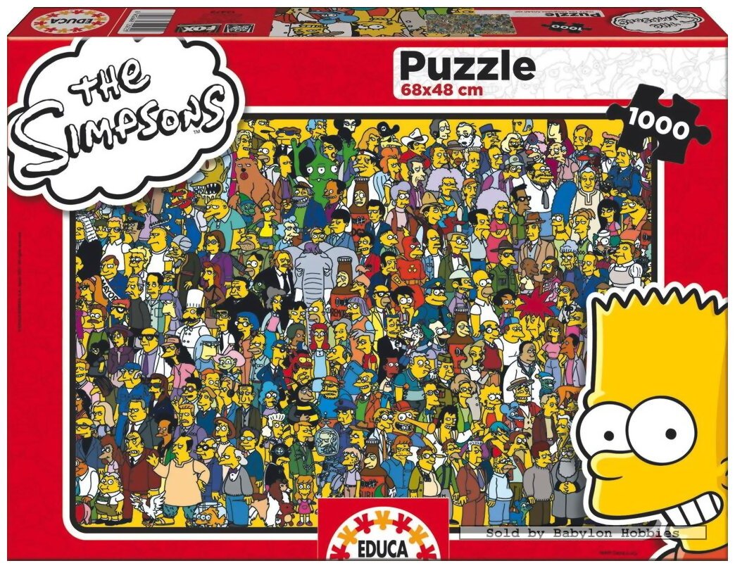 Puzzle - The Simpsons - 1000 Pièces