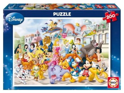 Puzzle - Visite De Disney - 200 Pièces