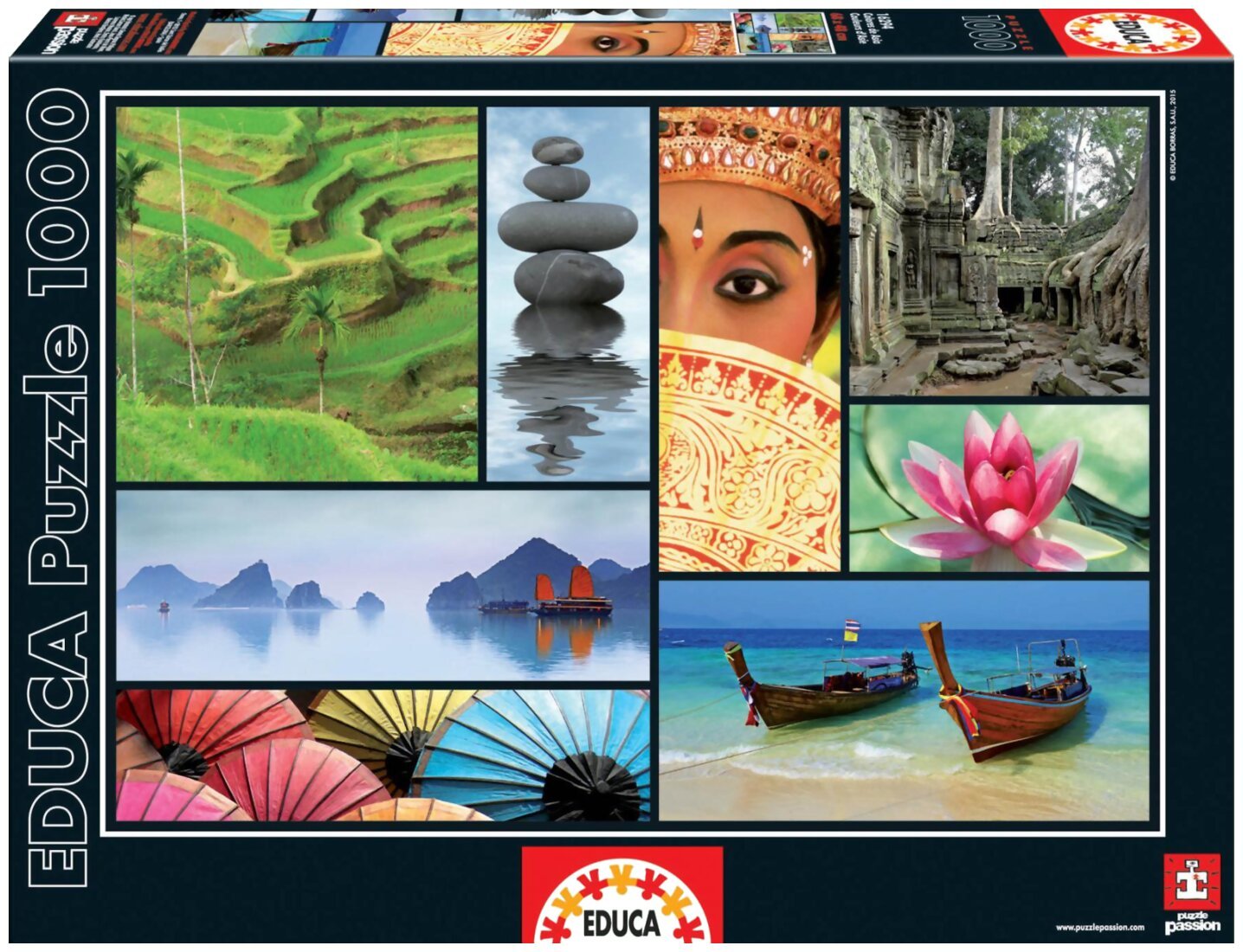 Puzzle - Couleurs d'Asie - 1000 Pièces