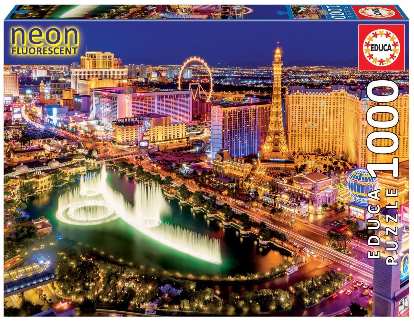 Puzzle - Neon Las Vegas - 1000 Pièces