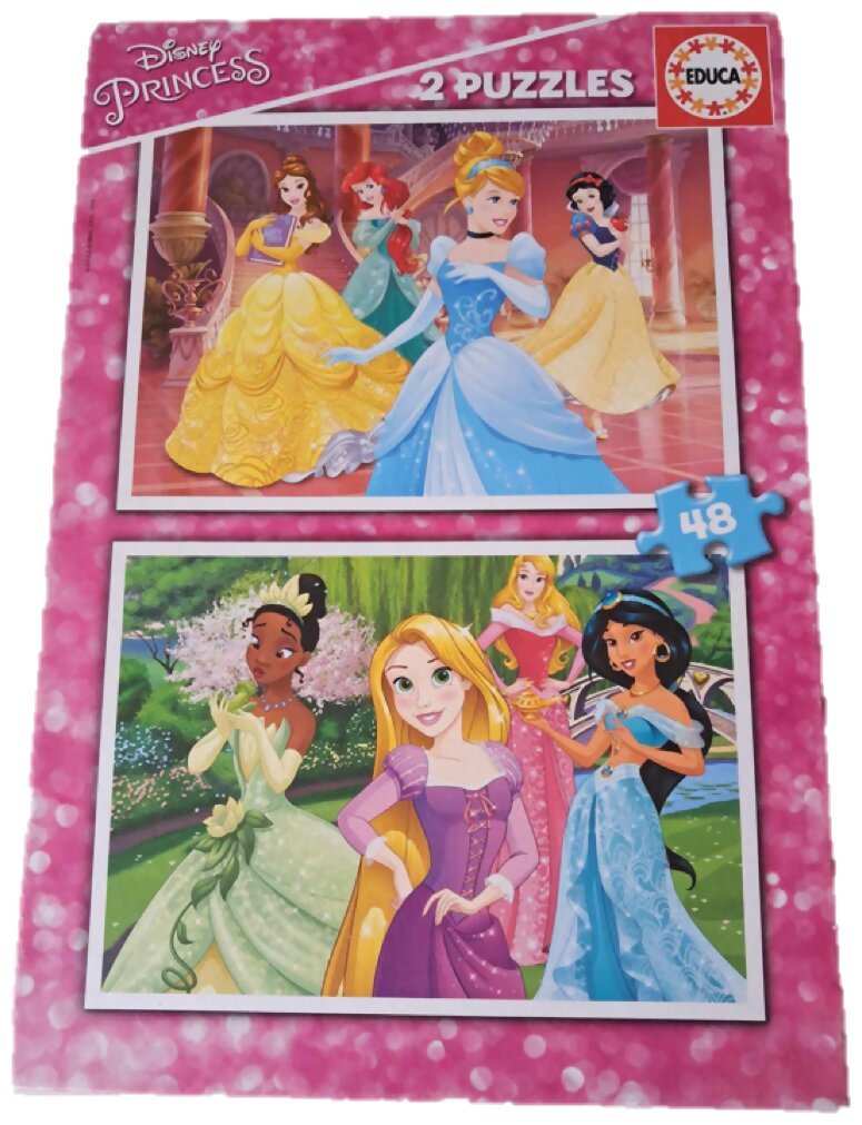 2 Puzzles - Disney Princesses - 2 x 48 pièces