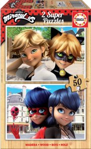 Puzzle - Miraculous - 2 x 50 pièces