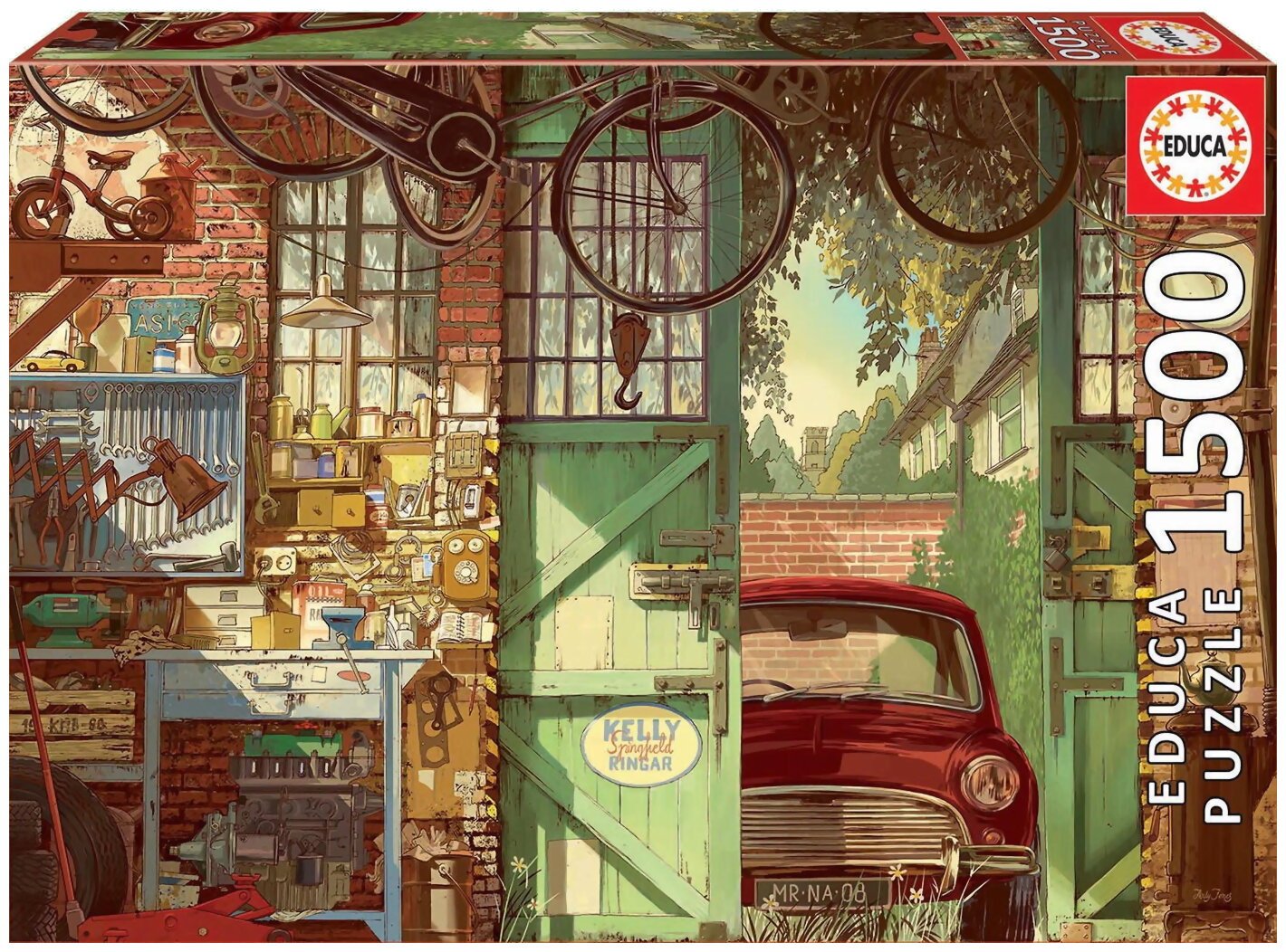 Puzzle - Old Garage - 1500 Pièces