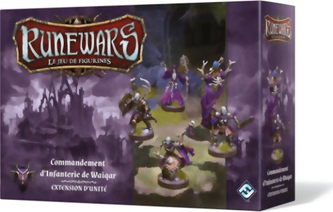 Runewars - Commandement d'Infanterie de Waiqar - Le Jeu De Figurines - Extension d'Unité