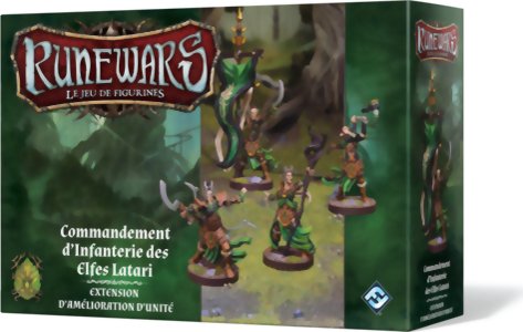 Runewars - Commandement d'Infanterie des Elfes Latari - Le Jeu De Figurines - Extension d'Amélioration D'Unité