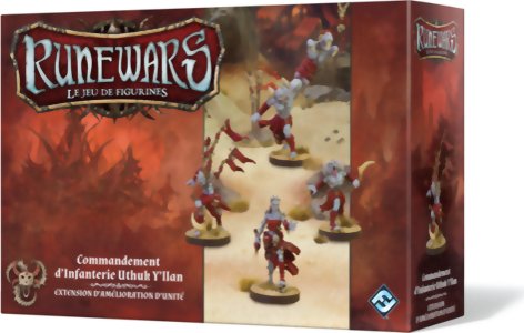 Runewars - Commandement d'Infanterie Uthuk Y'llan - Le Jeu De Figurines - Extension d'Amélioration D'Unité
