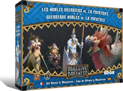 Massive Darkness - Les Nobles Guerriers vs. La Cocatrice