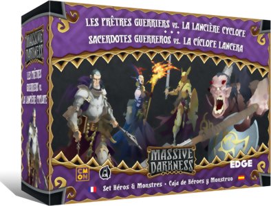 Massive Darkness - Les Prêtres Guerriers vs. La Lancière Cyclope