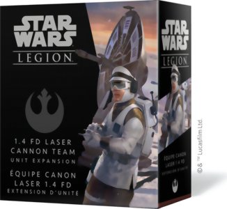 Star Wars Légion - Équipe Canon Laser 1.4 FD - Rebelle - Extension D'Unité