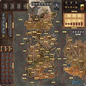 Le Trône de Fer - Tapis de jeu Mère des Dragons - Le jeu de plateau