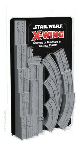 X-Wing 2.0 - Gabarits de Manœuvre et Règle des Portées - Star Wars - Le jeu de figurines