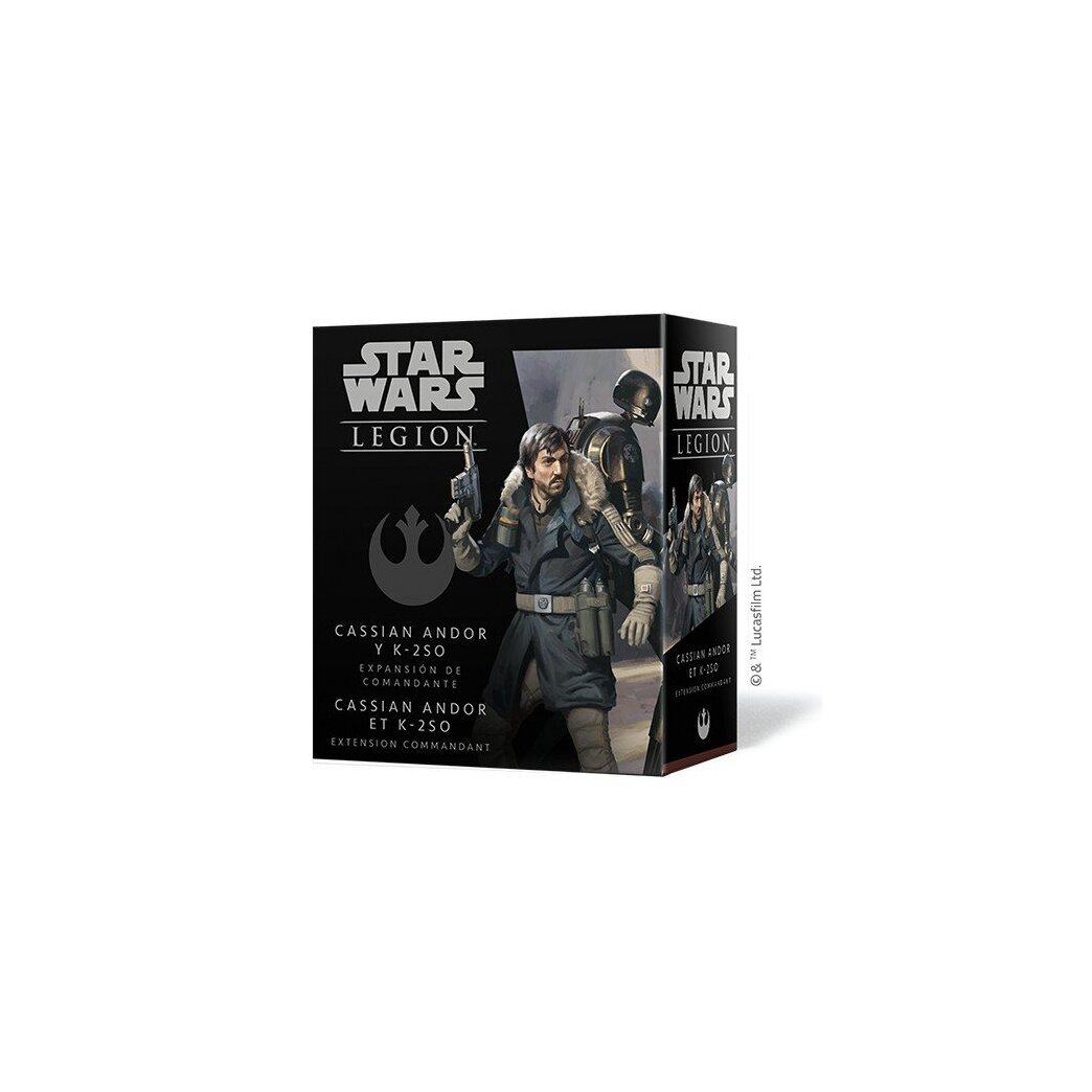 Star Wars Légion - Cassian Andor Et K-2SO - Rebelle - Extension Commandant