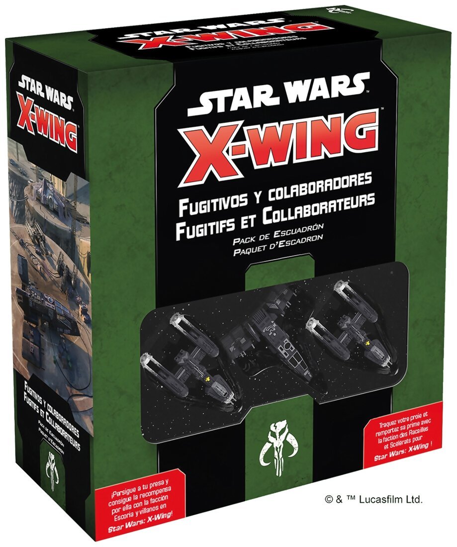 X-Wing 2.0 - Fugitifs et Collaborateurs - Star Wars - Paquet d'Escadron