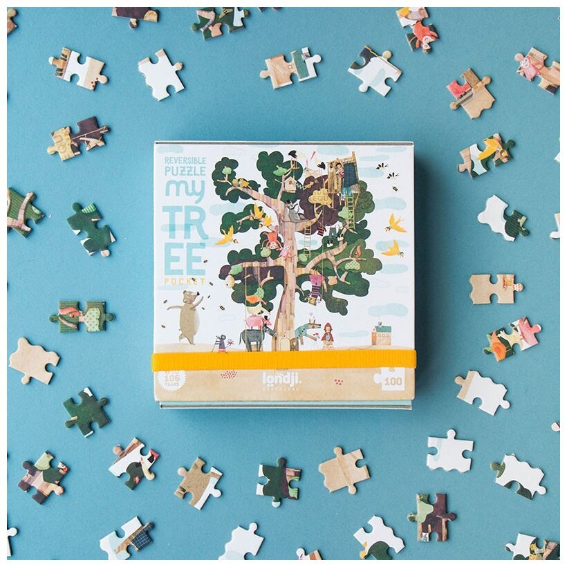 Reversible puzzle - My tree pocket - 100 Pièces