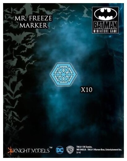 Batman Miniature Game - Mr. Freeze Markers