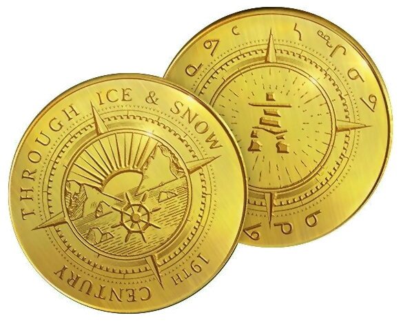 Through Ice and Snow - Metal Coin