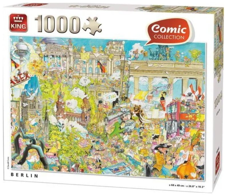 Puzzle - Comic Collection - Berlin - 1000 Pièces