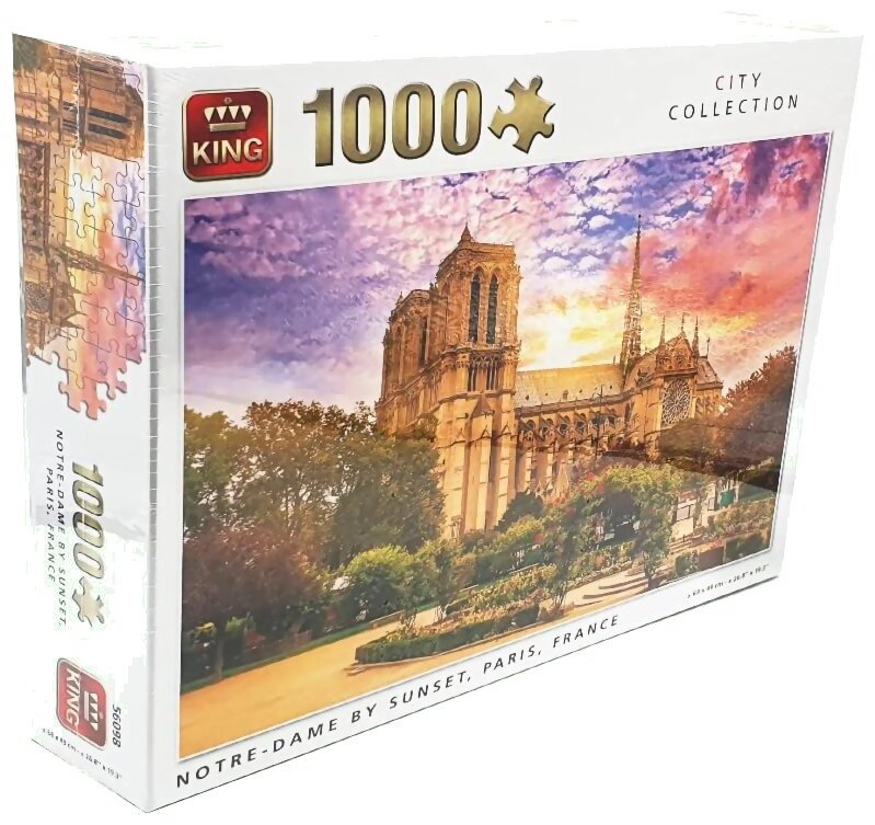 Puzzle - Notre-Dame By Sunset, Paris, France - 1000 Pièces
