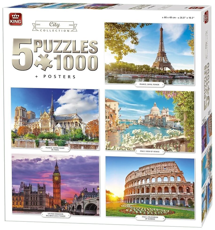 City Collection - 5 Puzzles