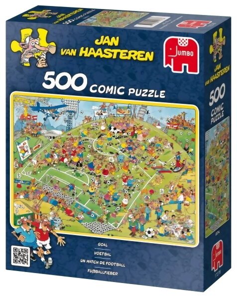 500 Comic Puzzle - Un Match De Football