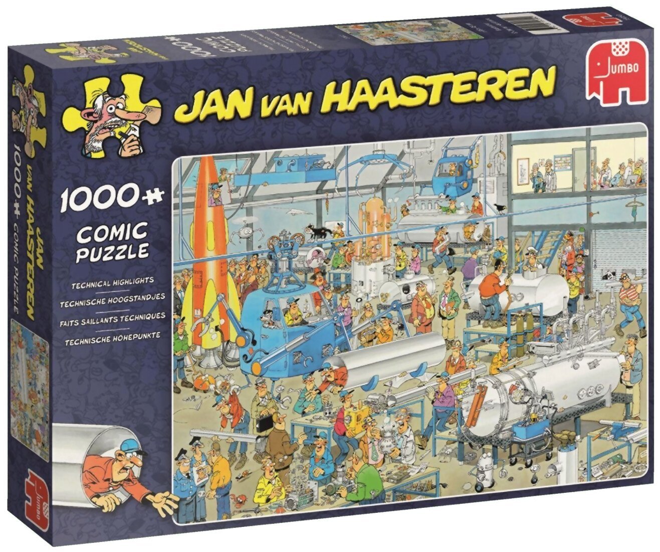 Puzzle - Faits Saillants Techniques - 1000 pièces - Jan Van Haasteren