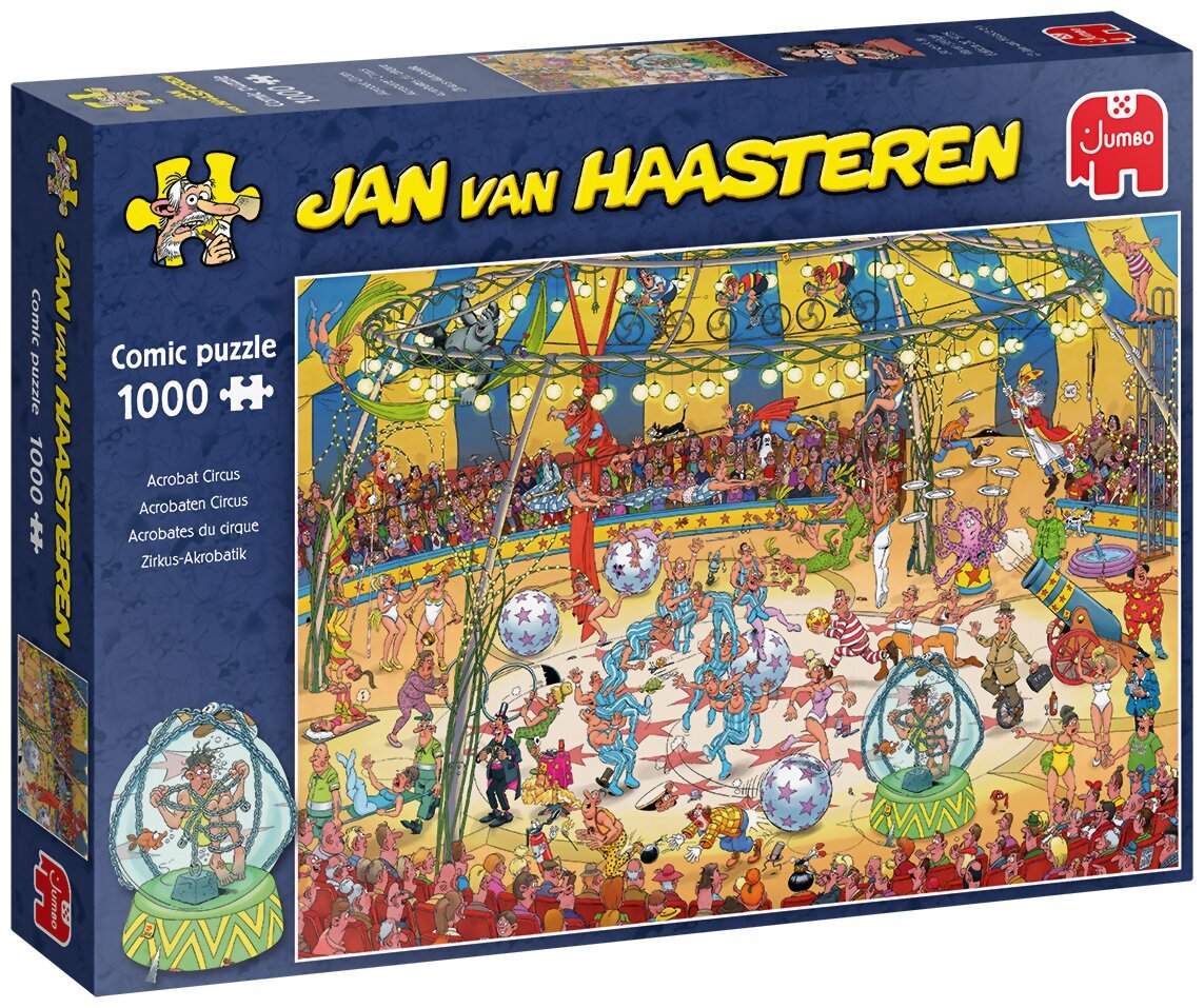 Puzzle - Acrobates du cirque - 1000 pièces - Jan Van Haasteren