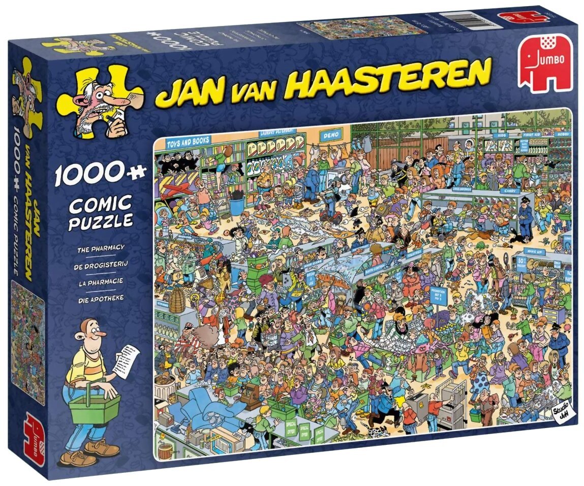 Puzzle - la Pharmacie - 1000 Pièces - Jan Van Haasteren