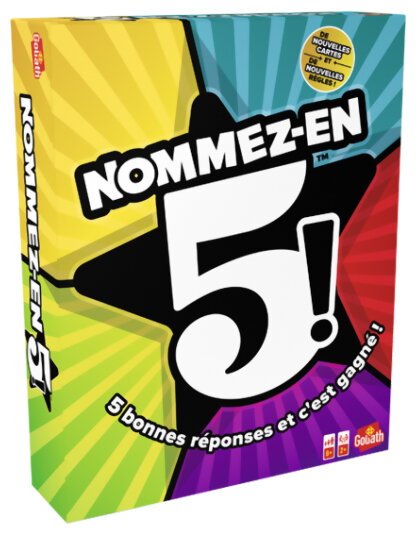 Nommez-en 5