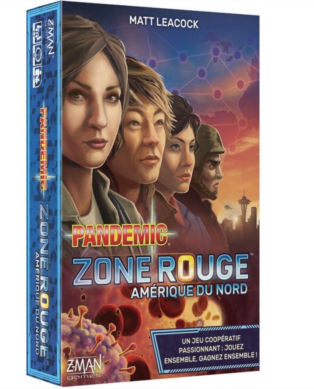 Pandemic Zone Rouge - Amérique Du Nord