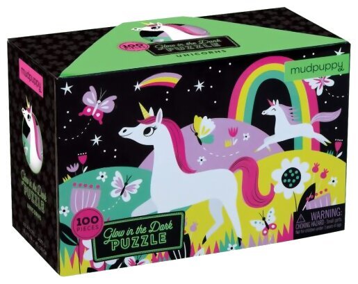 Glow in the dark puzzle unicorns