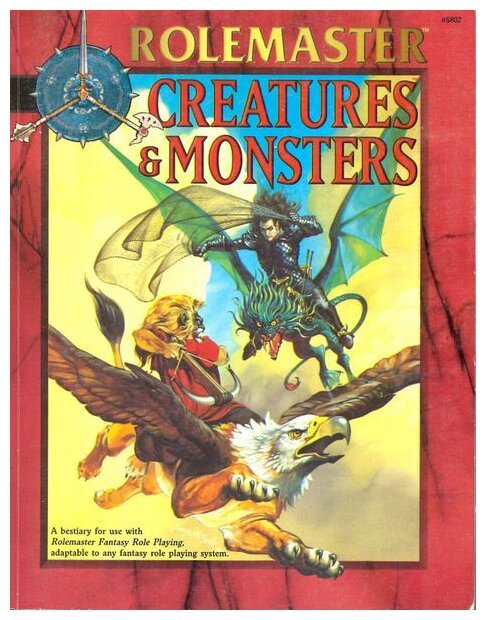 Rolemaster 3rd & 4th Editions - Creatures & Monsters