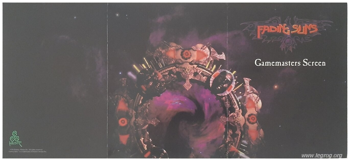 Fading Suns - Gamemasters Screen & Weapons Compendium