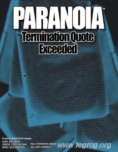 Paranoïa - Termination Quota Exceeded