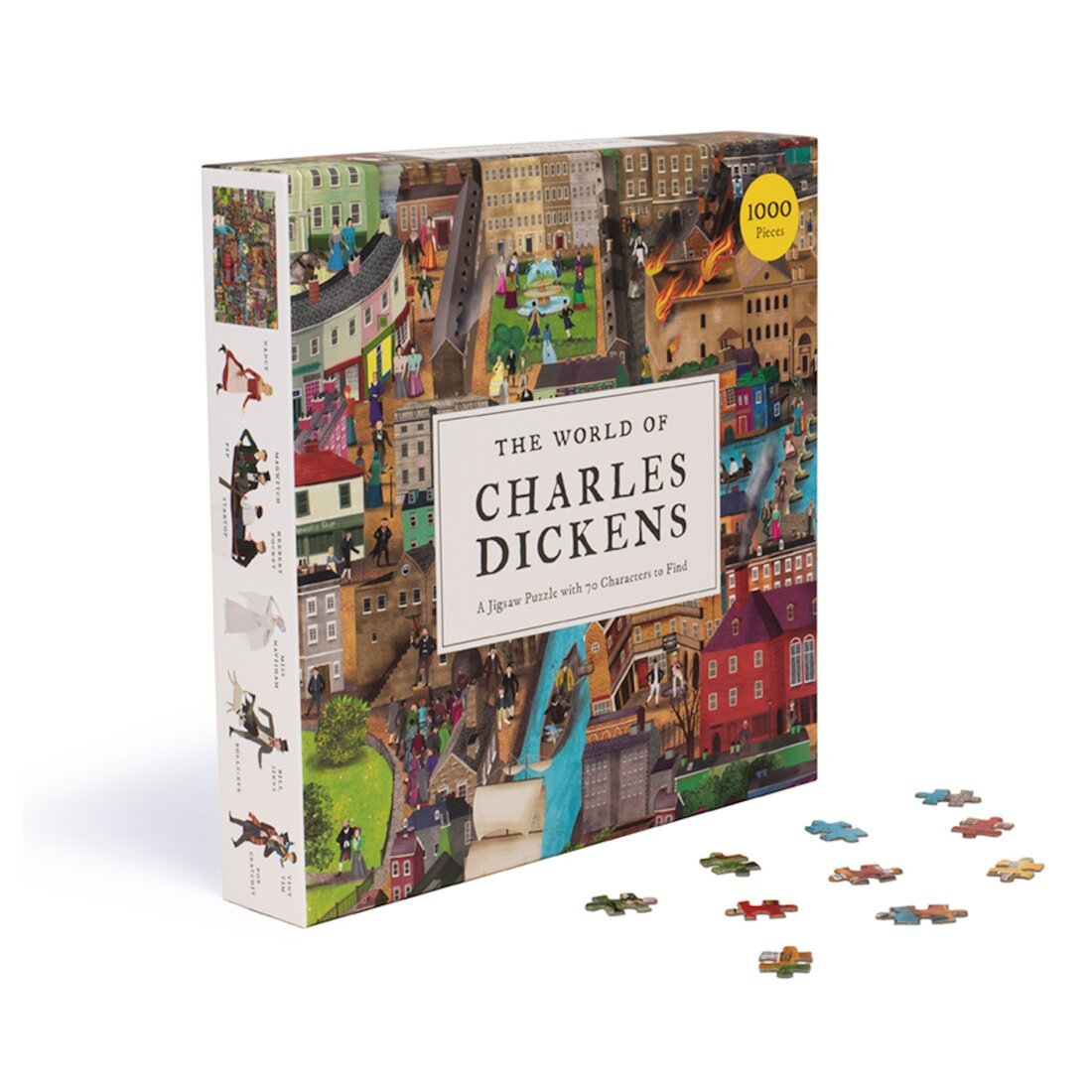 Jigsaw Puzzle - The World of Charles Dickens - With 70 Characters to Find - 1000 pièces
