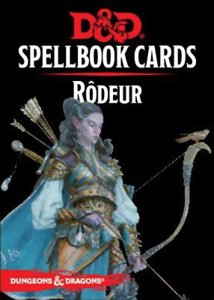 D&D5 - Spellbook Cards Rôdeur