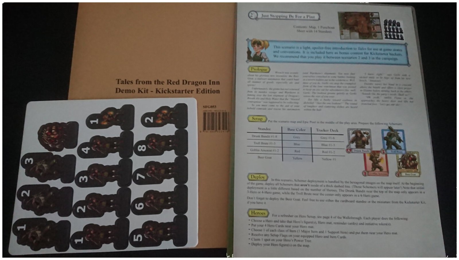 Tales From The Red Dragon Inn - Demo Kit - Kickstarter Edition