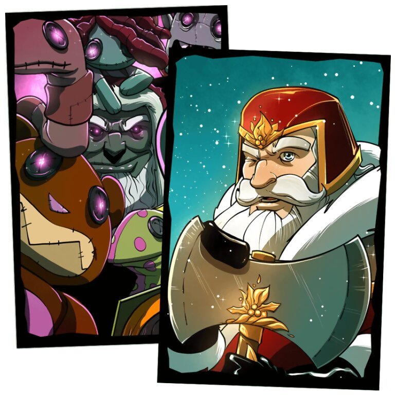 Dice Throne - Père Noël vs Krampus - Sleeves