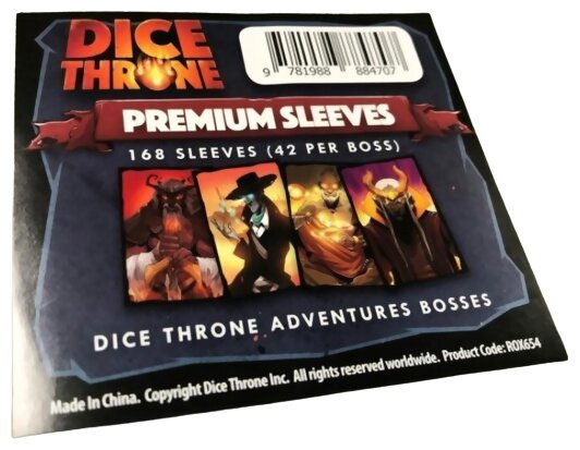 Dice Throne Adventures - Premium Sleeves - Dice Thrones Adventures Bosses