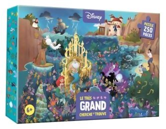 Puzzle - Disney - Le très grand cherche et trouve - 250 Pièces