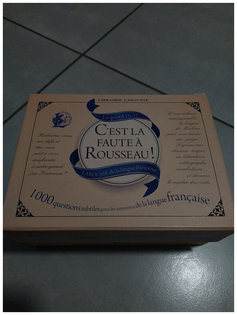 C'est La Faute À Rousseau