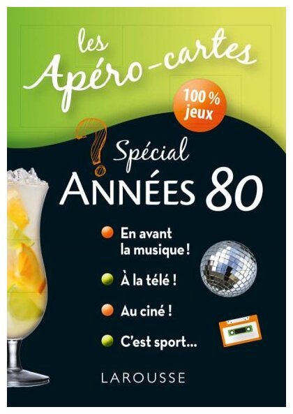 Les Apéro-cartes - Spécial Années 80