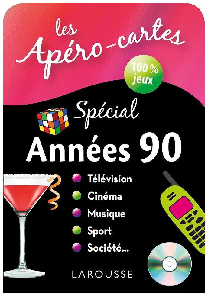 Les Apéro-Cartes 100% Jeux Spécial Années 90