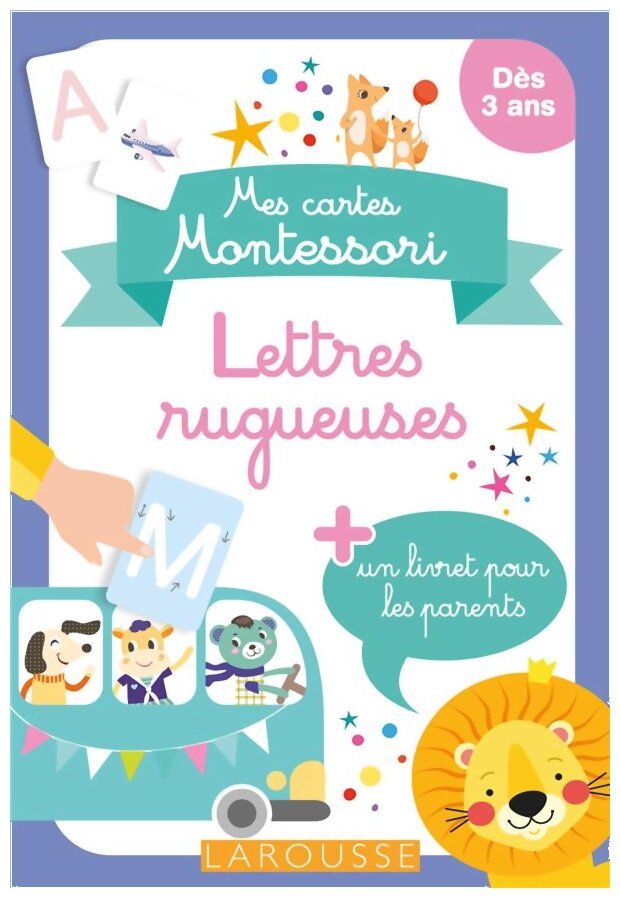 lettres rugueuses - Mes cartes montessori
