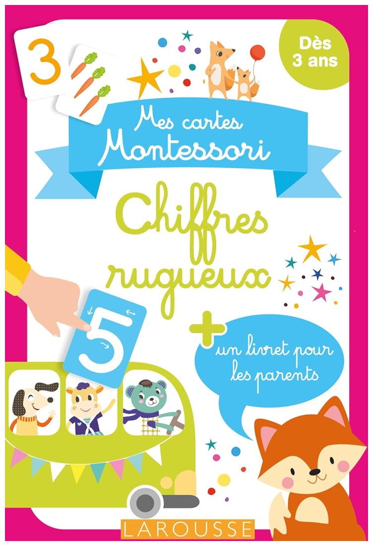 Chiffres Rugueux - Mes Cartes Montessori