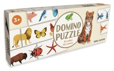 Domino Puzzle - La Couleur Des Animaux