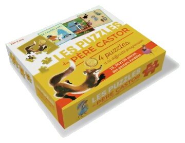 Les Puzzles Du Père Castor - 4 Puzzles À La Difficulté Progressive