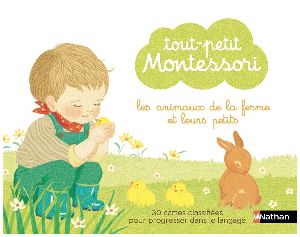 Tout-petit Montessori - Les Animaux De La Ferme Et Leurs Petits