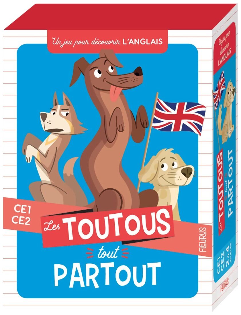 Les toutous tout partout - Anglais