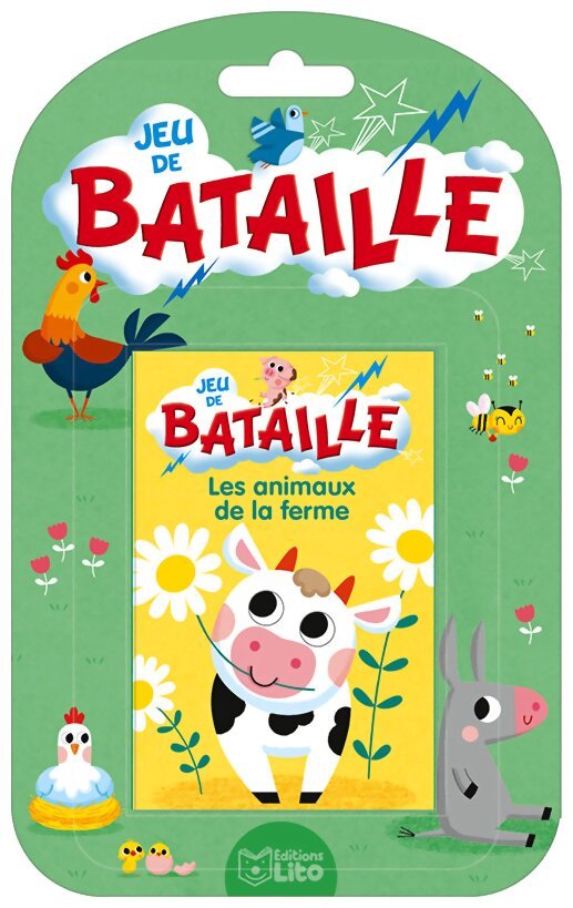 Jeu de bataille - Les animaux de la ferme